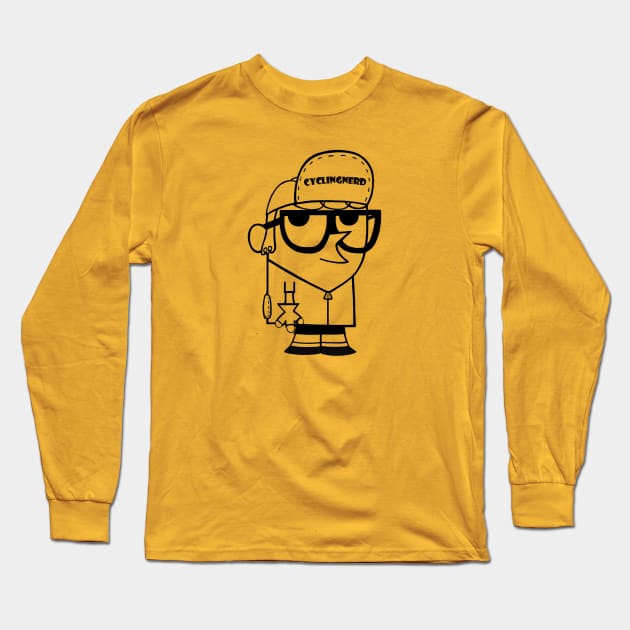 Cycling Nerd Long Sleeve T-Shirt by cyclingnerd